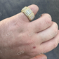 Baguette Cut Iced Out Hip Hop Ring  customdiamjewel   