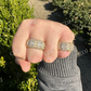 Baguette Cut Iced Out Hip Hop Ring  customdiamjewel   