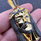 925 Silver Iced Jesus Piece Hip Hop Pendant  customdiamjewel   