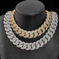 VVS Moissanite 925 Silver Miami Cuban Link Chain CustomDiamJewel