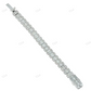 High Quality Designer Diamond Baguette Bracelet hip hop jewelry CustomDiamJewel