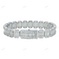 High Quality Designer Diamond Baguette Bracelet hip hop jewelry CustomDiamJewel
