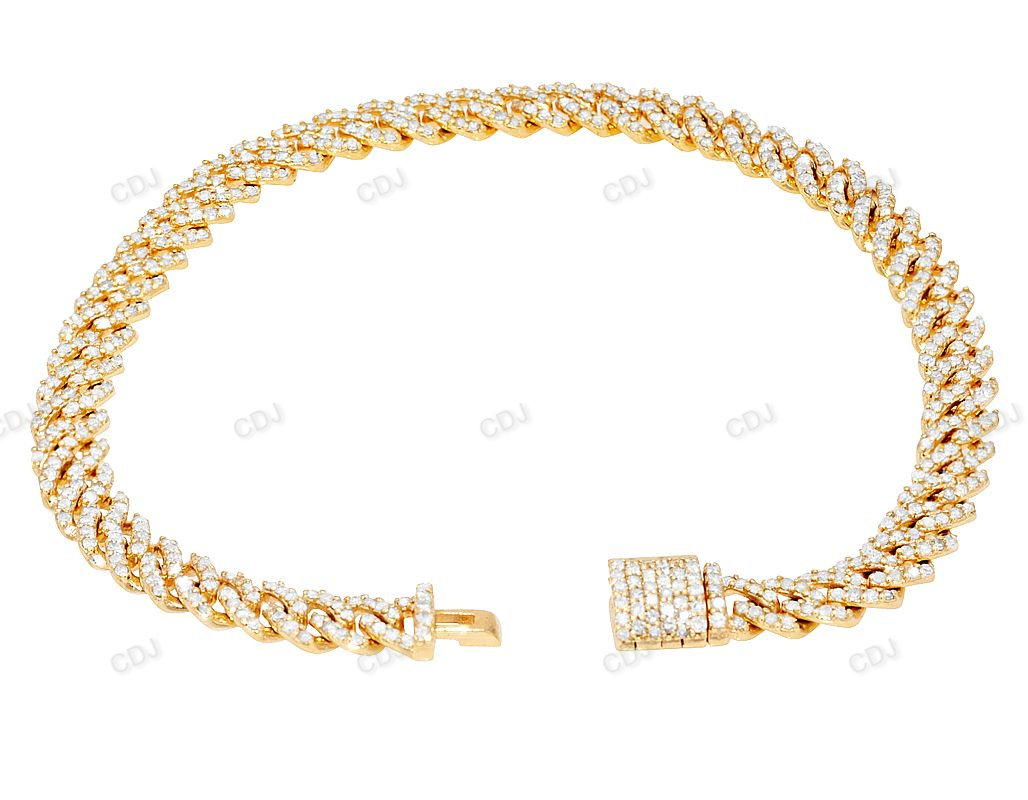 6MM VVS Moissanite mens Luxury Jwelery hip hop jewelry customdiamjewel