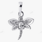 Sterling Silver Moissanite Butterfly Pendant hip hop jewelry CustomDiamJewel