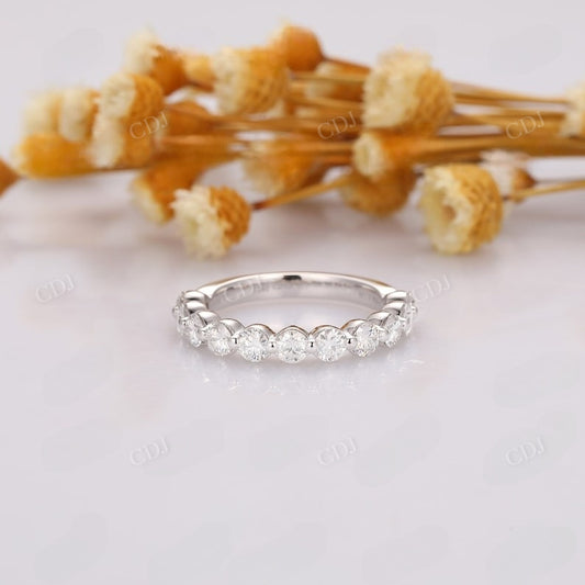 0.90CTW Lab Grown Diamond Wedding Band For Women  customdiamjewel   