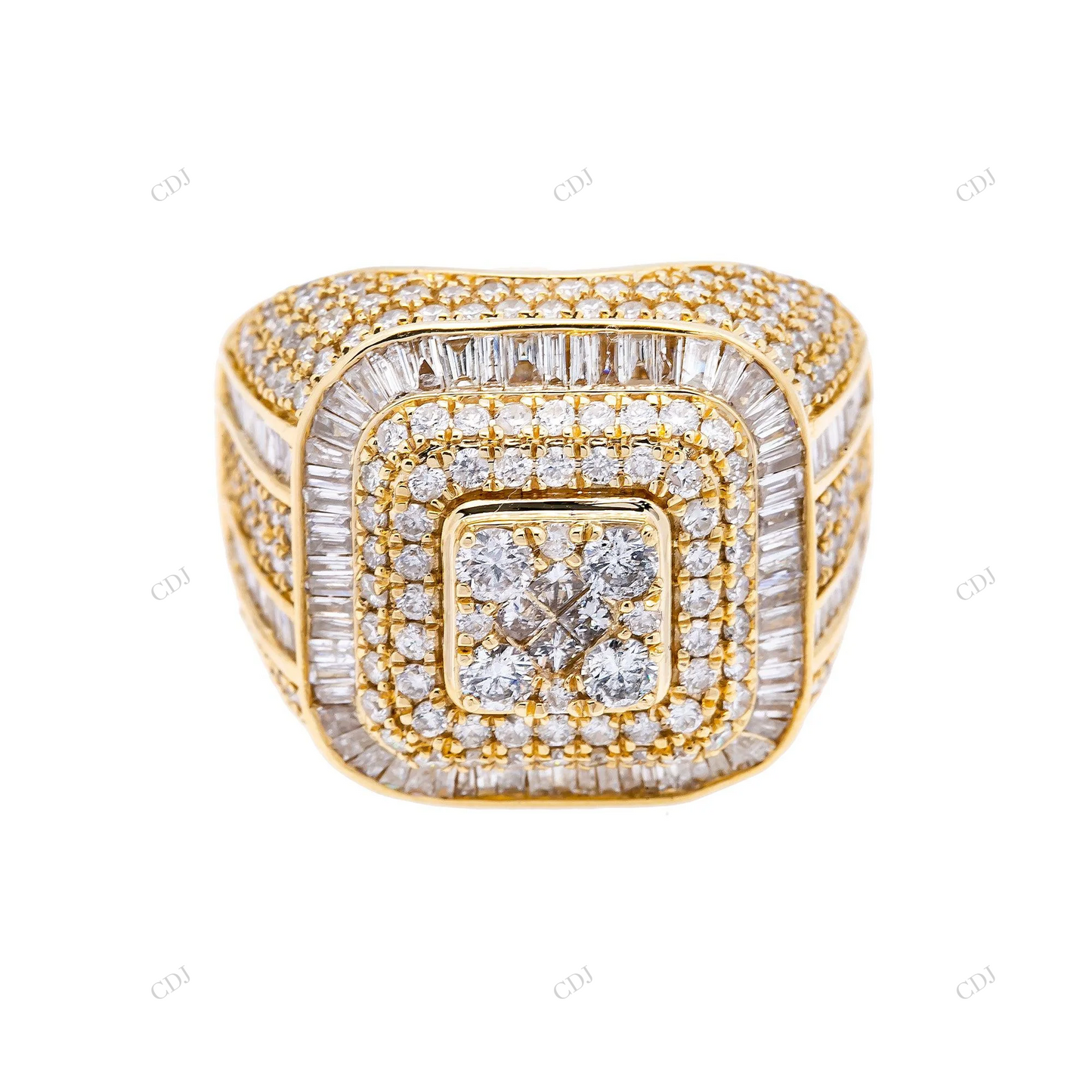 Custom S925 Silver Moissanite Hip Hop Ring hip hop jewelry customdiamjewel