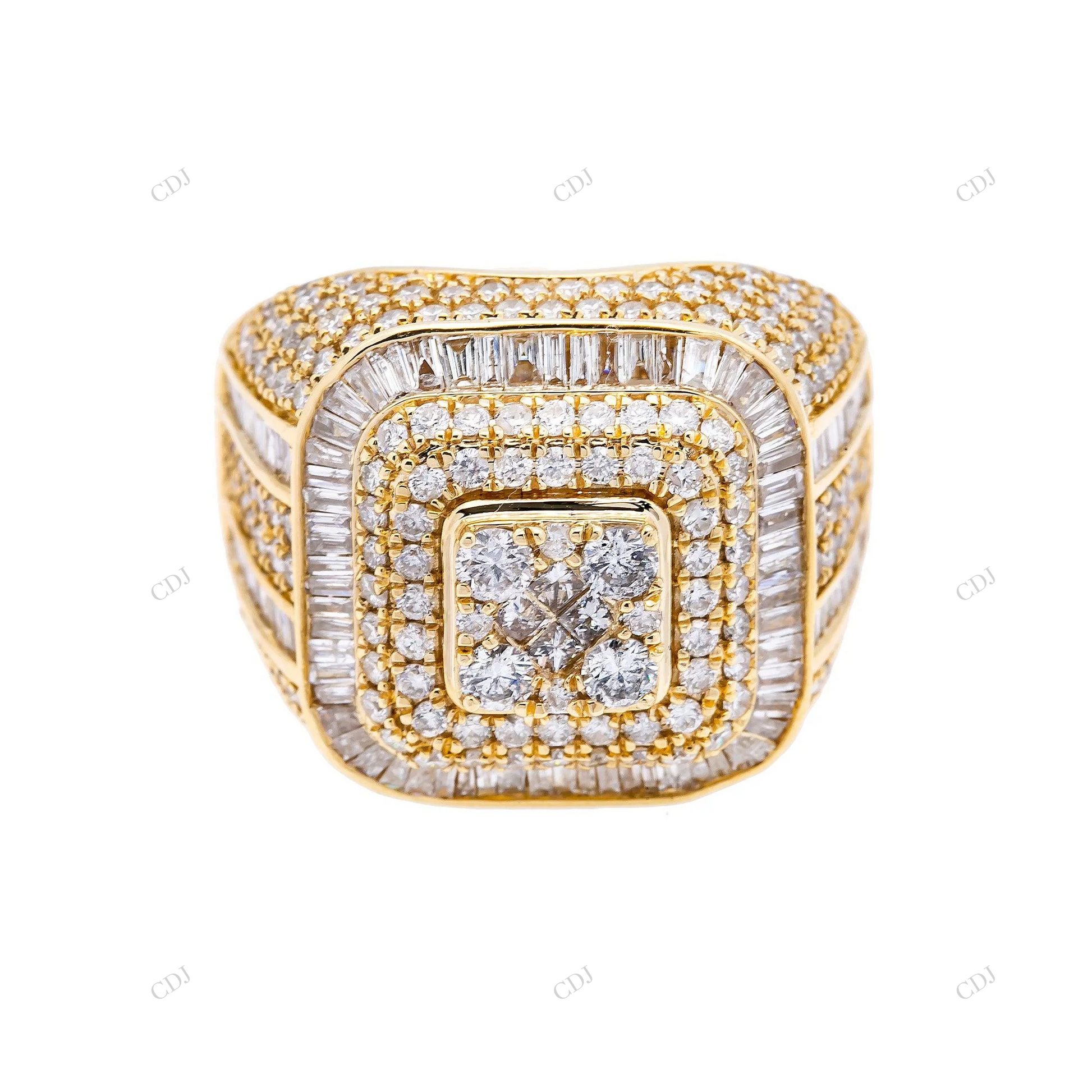 Custom S925 Silver Moissanite Hip Hop Ring hip hop jewelry customdiamjewel