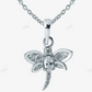 Sterling Silver Moissanite Butterfly Pendant hip hop jewelry CustomDiamJewel