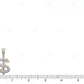 Sterling Silver Custom 1.6" Moissanite $ Pendant CustomDiamJewel