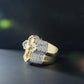 925 Silver Moissanite Crucifix Cross Ring hip hop ring customdiamjewel