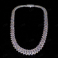 10mm Moissanite Diamond 925 silver Gold Plated Cuban Link Chain  customdiamjewel   