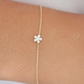 0.18CTW Moissanite Round Flower Design Bracelet  customdiamjewel   