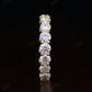 4.25CTW Round Cut Lab Grown Diamond Full Eternity Wedding Band  customdiamjewel   