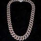 10mm Moissanite Diamond 925 silver Gold Plated Cuban Link Chain  customdiamjewel   