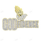 Hip Hop GOD FIDENCE Baguette Moissanite Pendant hip hop jewelry CustomDiamJewel