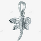 Sterling Silver Moissanite Butterfly Pendant hip hop jewelry CustomDiamJewel
