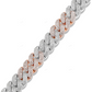 14K Gold Plated Miami Cuban Link Chain Bracelet CustomDiamJewel