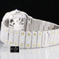 41MM Cartier Skeleton Two Tone Moissanite Watch customdiamjewel