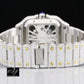 41MM Cartier Skeleton Two Tone Moissanite Watch customdiamjewel