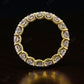 4.25CTW Round Cut Lab Grown Diamond Full Eternity Wedding Band  customdiamjewel   