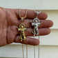 14K Gold Atocha Baby Jesus Pendant  customdiamjewel   