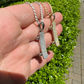14K Yellow Gold Skateboard Pendant  customdiamjewel   