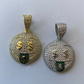 Hip Hop Emoji Money Mouth Rich Money Pendant  customdiamjewel   