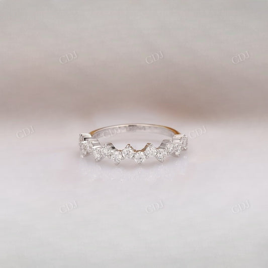 0.80CTW Round Natural Diamond Cluster Wedding Band Wedding Band customdiamjewel   