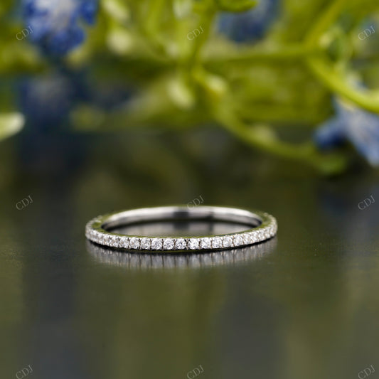 Round Lab-Grown Diamond Pavé Band