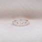 0.80CTW Round Lab Grown Diamond Cluster Wedding Band  customdiamjewel   