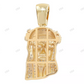 Custom Gold Plated Fully Iced Out Jesus Pendant hip hop jewelry CustomDiamJewel