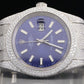 Luxury Wrist Jewelry Iced Out Custom Logo Rolex Natural Diamond Watch customdiamjewel