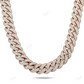 Lab Grown Diamond Pave Cuban Chain Necklace hip hop jewelry CustomDiamJewel