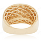 Solid Yellow Gold Iced Out Hip Hop Lab Grown Diamond Ring hip hop jewelry CustomDiamJewel