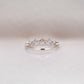 0.80CTW Round Lab Grown Diamond Cluster Wedding Band  customdiamjewel   