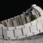Luxury Blue Dial Rolex Date Just Moissanite Diamond Wrist Watch customdiamjewel
