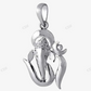 Sterling Silver Moissanite God Ganesha Pendant hip hop jewelry CustomDiamJewel