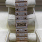 Full Rose 41 mm Roman Cartier Santos Bust Down Lab Grown Watch customdiamjewel