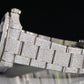 Full White Rolex Oyster Blue Face Moissanite Watch customdiamjewel