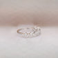 0.80CTW Round Lab Grown Diamond Cluster Wedding Band  customdiamjewel   