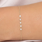 0.20CTW Moissanite Dainty Chain Diamond Bracelet  customdiamjewel   