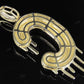 2" 1.34 CTW Solid Gold Natural Diamond Letter 'C' Initial Drip Pendant CustomDiamJewel