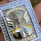 Gold Iced Jesus Malverde Pendant  customdiamjewel   