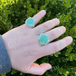 Green Emerald Hip Hop Diamond Ring  customdiamjewel   