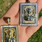 Gold Iced Jesus Malverde Pendant  customdiamjewel   