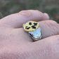 Jesus On Cross Ring 14k Gold & Enamel Finish For Mens  customdiamjewel   