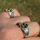 Jesus On Cross Ring 14k Gold & Enamel Finish For Mens  customdiamjewel   