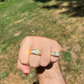 14k Gold Iced Hip Hop Star Diamond Ring For Mens  customdiamjewel   
