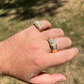 14k Gold Iced Hip Hop Star Diamond Ring For Mens  customdiamjewel   