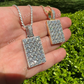 Men's Hip Hop Dog Tag Pendant  customdiamjewel   